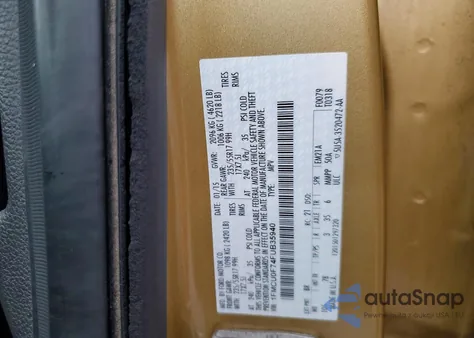 2015 Ford Escape S из США, поврежденный, VIN 1FMCU0F74FUB35940